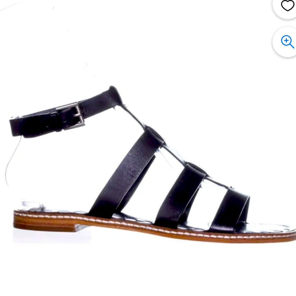 MICHAEL KORS Fallon Gladiator Sandals :: Navy blue leather ::  8M
